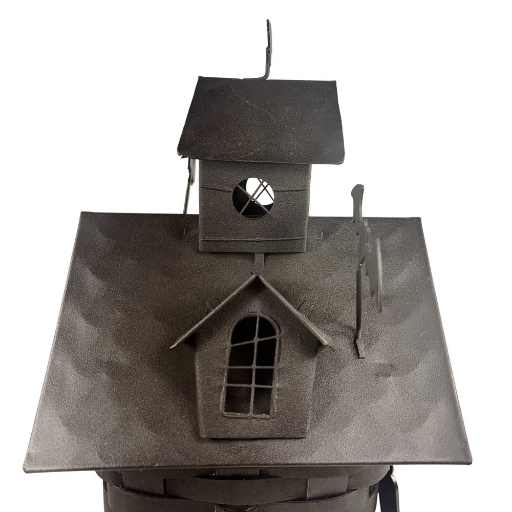 Longaberber 2012 Haunted House Basket Metal Roof 5 Tie-Ons Protector Halloween‎ - Picture 6 of 16